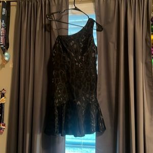 One shoulder boutique dress